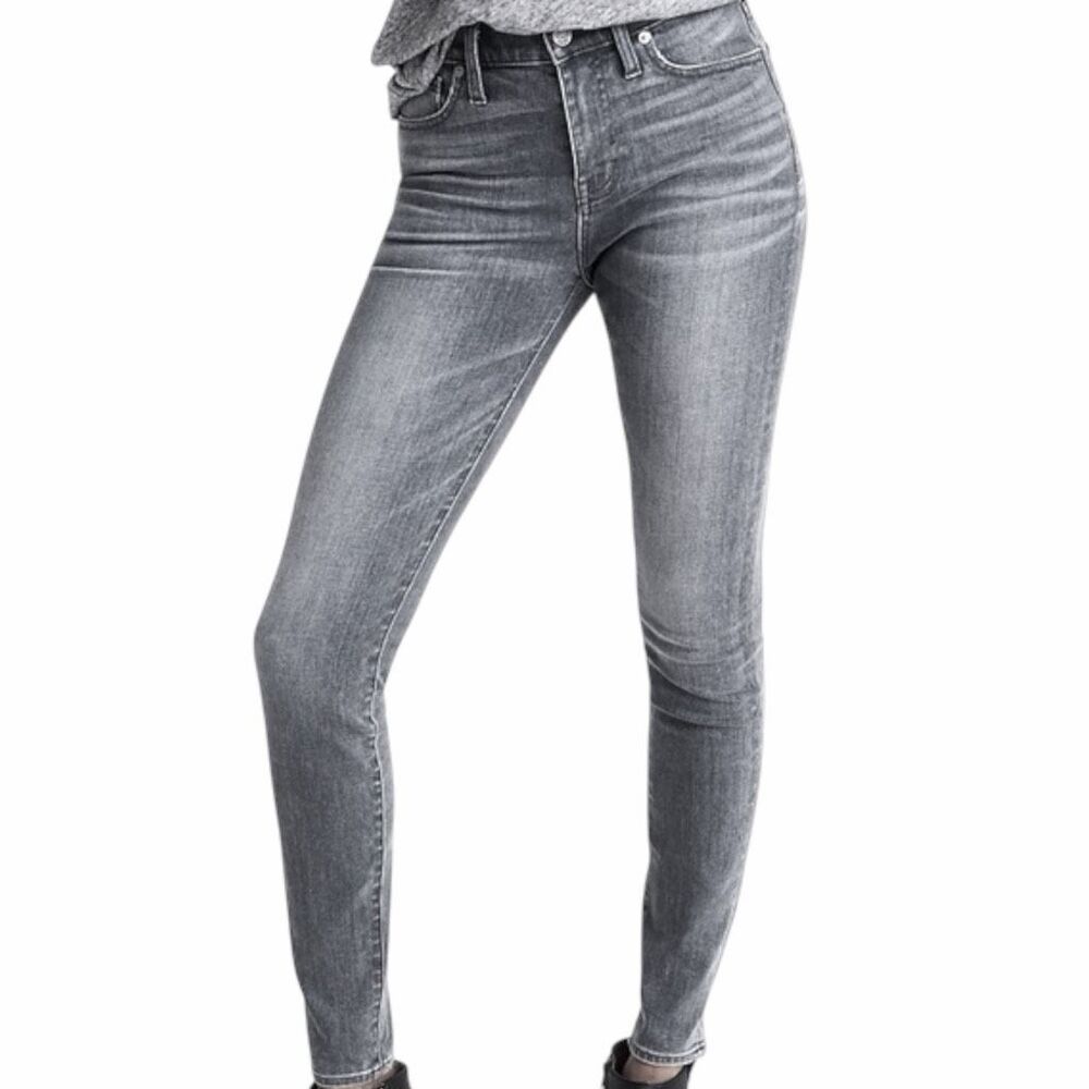 MADEWELL Women’s Gray Roadtripper Skinny Jeans Style Size 28